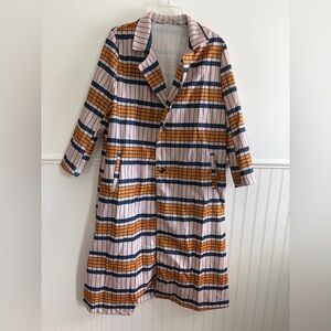 Stylish Plaid Women's Coat